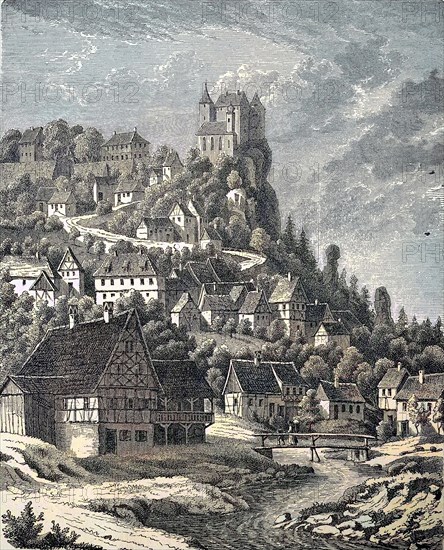 Castle And Village Of Egloffstein