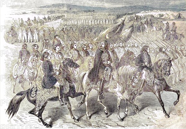 March Of The Turkish Troops From Kamiesch To Balaclava