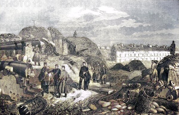 In The Fort De Nogent Near Paris After The Occupation By Württemberg Troops