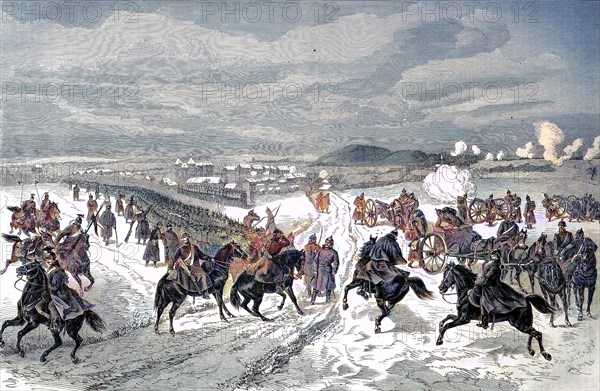 The Baden Troops In The Battle At Montbeliard On January 15