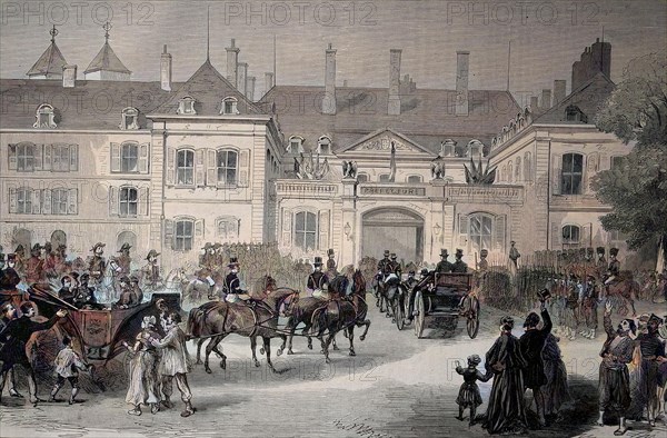 Arrival Of Emperor Napoleon Iii. And The Imperial Prince In Metz On The Evening Of July 28Th