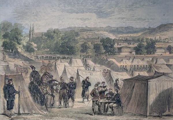 Swiss Camp At Bruderholz Near Basel