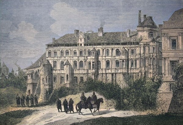 The Royal Chateau De Blois Is Located In The Loir-Et-Cher Department In The Loire Valley