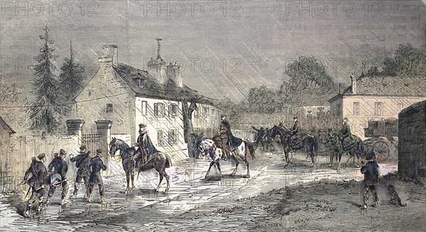 Field Telegraph Works At Grand-Tremblay During The Change Of The Headquarters Of The Fourth Army