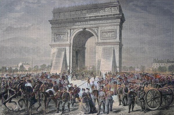 On The Triumphal Arch In Paris