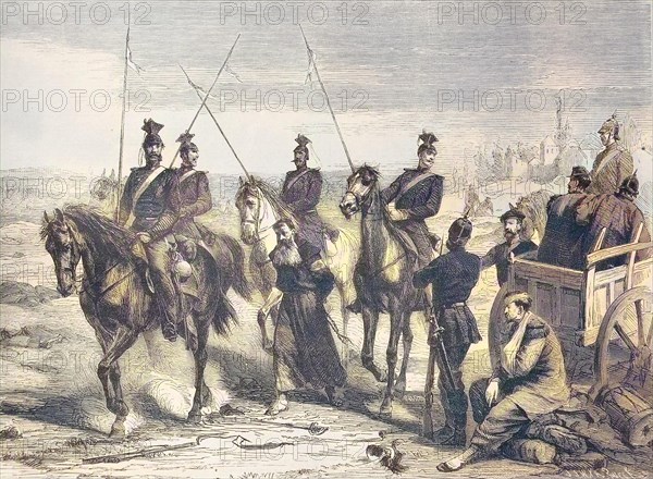 Capture Of A French Spy At Metz On August 23