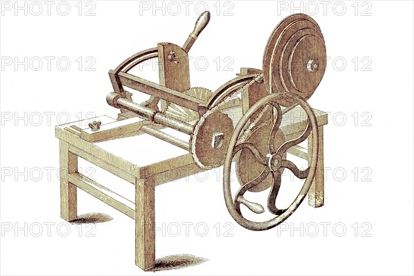 Circular Saw For Manual Operation For Workshops Without Water Or Steam