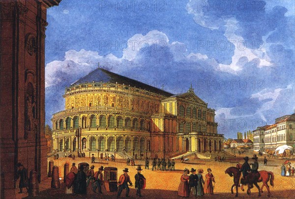 The First Opera House Of Semper