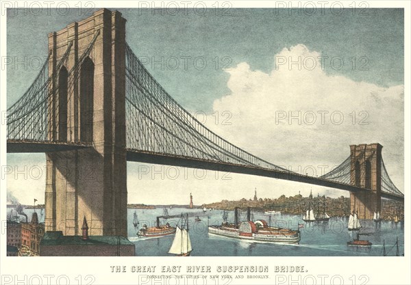 The Great East River Suspension Bridge