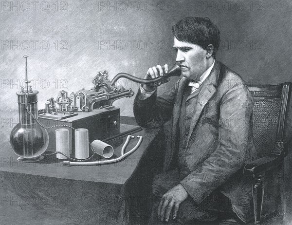 Thomas Edison and Phonograph