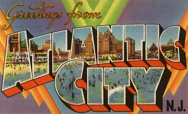 Atlantic City Postcard