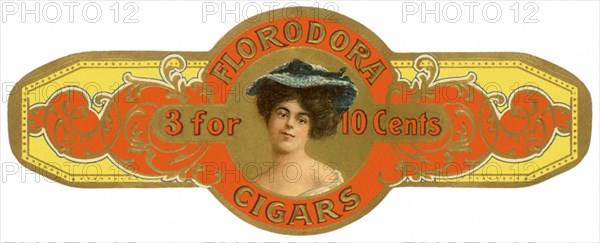Woman, Hat Cigar Band