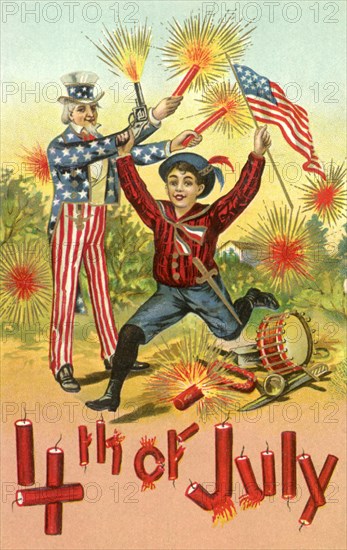 Boy and Firecrackers.