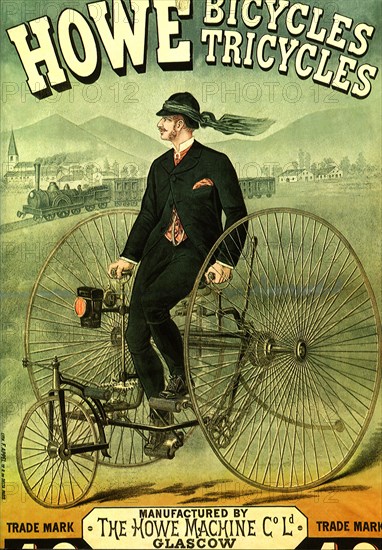 Three-Wheeled Bicycle.