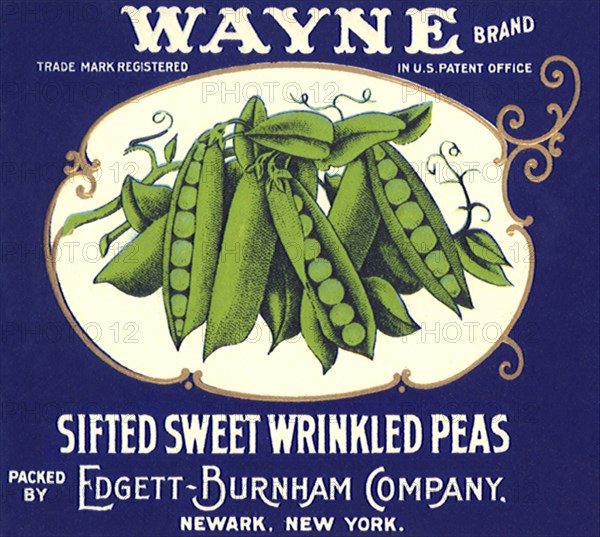 Blue Pea Label.