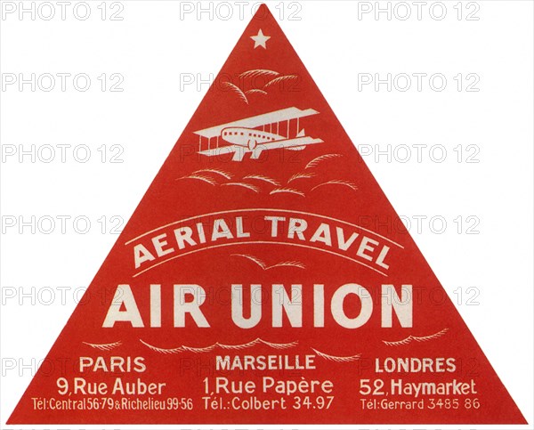 Triangular Plane Label.