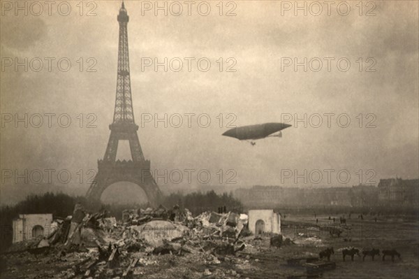 Aeronat Over Paris.