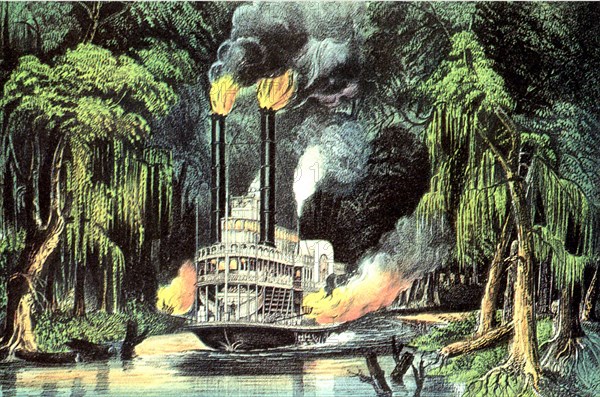 River Boat in Bayou.