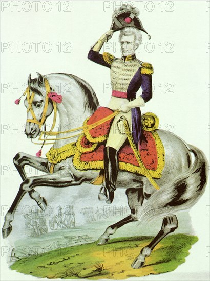 General Andrew Jackson, the Hero of New Orleans 1837.
