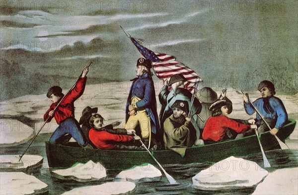 Washington Crossing the Delaware.