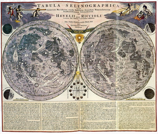 Homann's Moon Map.