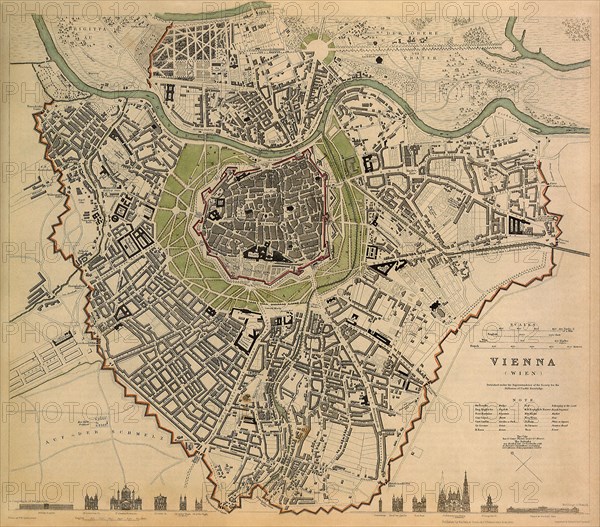 Map of Vienna.