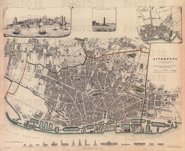 Map of Liverpool.