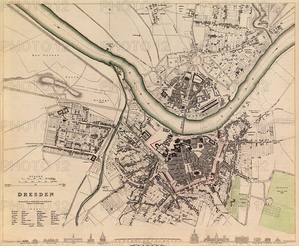 Map of Dresden.