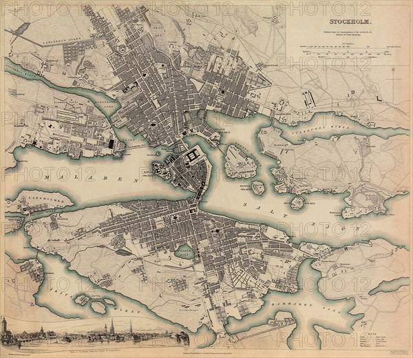 Map of Stockholm.