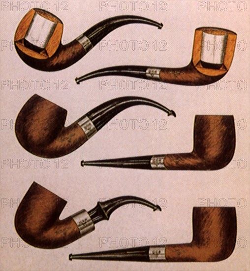 Six Tobacco Pipes.