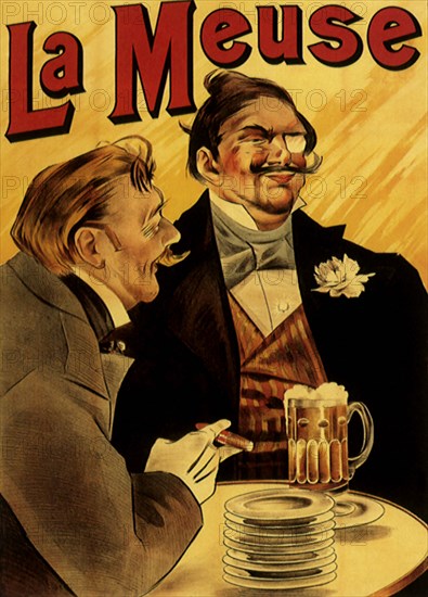 Poster for La Meuse Beer.