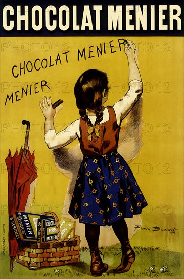 Advertisement for Menier Chocolate.