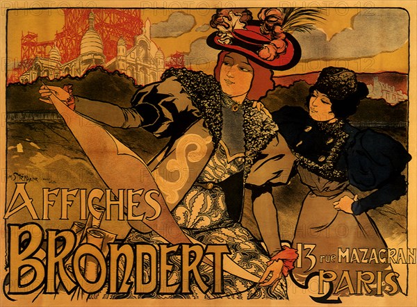 Advertisement for Brondert Posters.