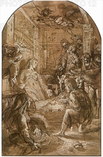 The Adoration of the Shepherds.