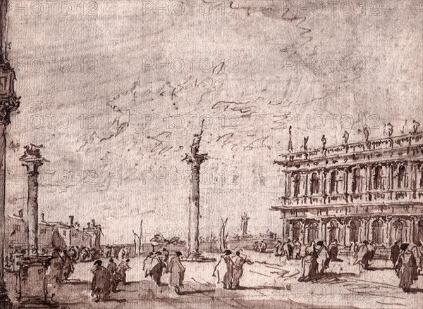 The Piazzetta in Venice.