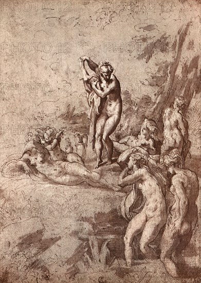 The Bath of Diana and Cupid.
