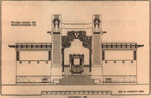 Facade facing the Ringstrasse.