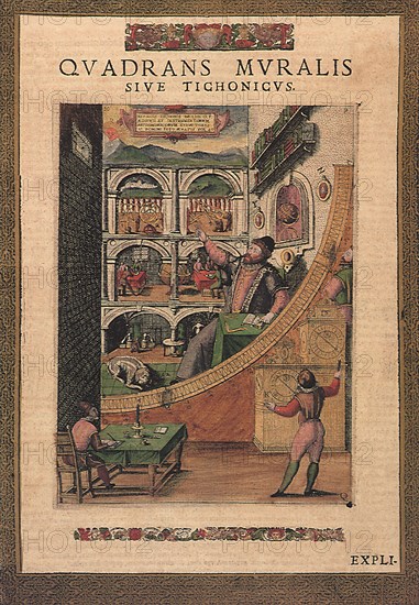 Tycho Brahe in his Observatory.