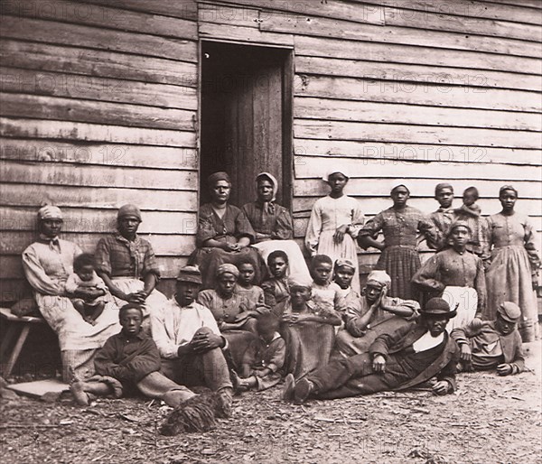 Group of contrabands, ''Mr. Foller's  House.