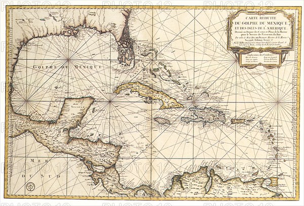Carte reduite du Golphe de Mexique et des isles.