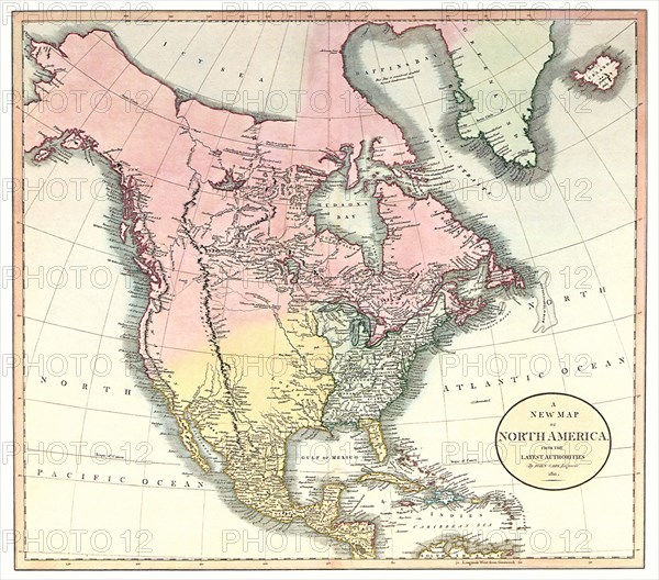 A New Map of North America.