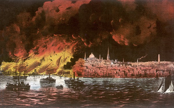 The Great Fire at oston.