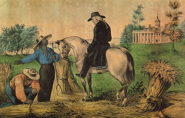 Washington at Mount Vernon.