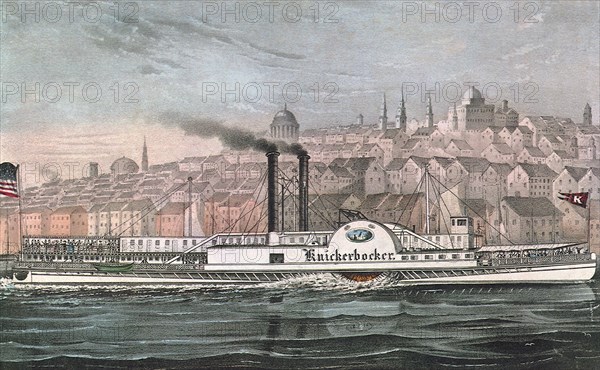 Steam-Boat 'Knickerbocker'.