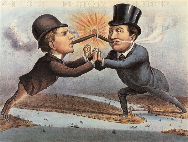 The Electric Light, Thomas Edison and C.F. Brush.