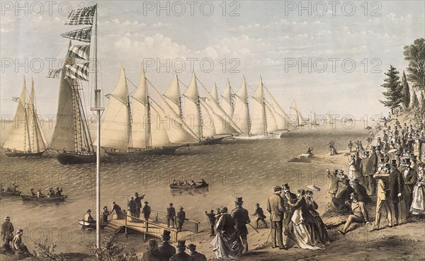 The New York Yacht Club Regatta.