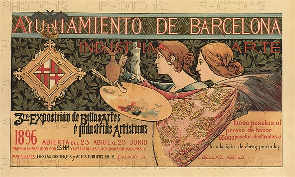 Barcelona Art Poster.