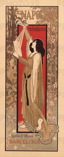 Woman in Dress Poster.