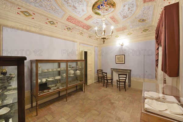 Gaspare Spontini House Museum. Natural Majolica Tiles. Marche. Italy