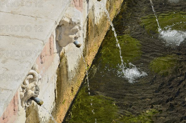 Fountain of the 99 Spouts. L'Aquila. Abruzzo. Italy